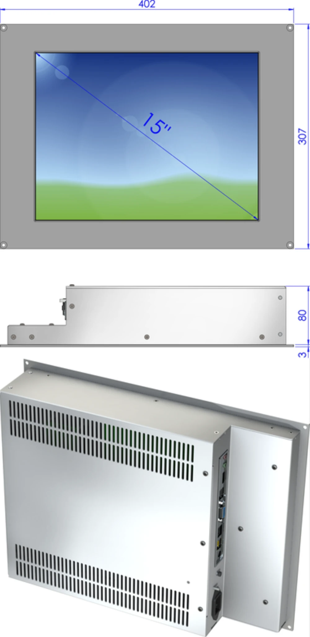 PPC15ML-7J, 15″ Industrie-Panel-PC von GEPRO